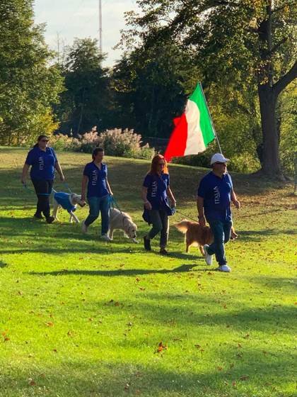 Défilé de la délégation italienne