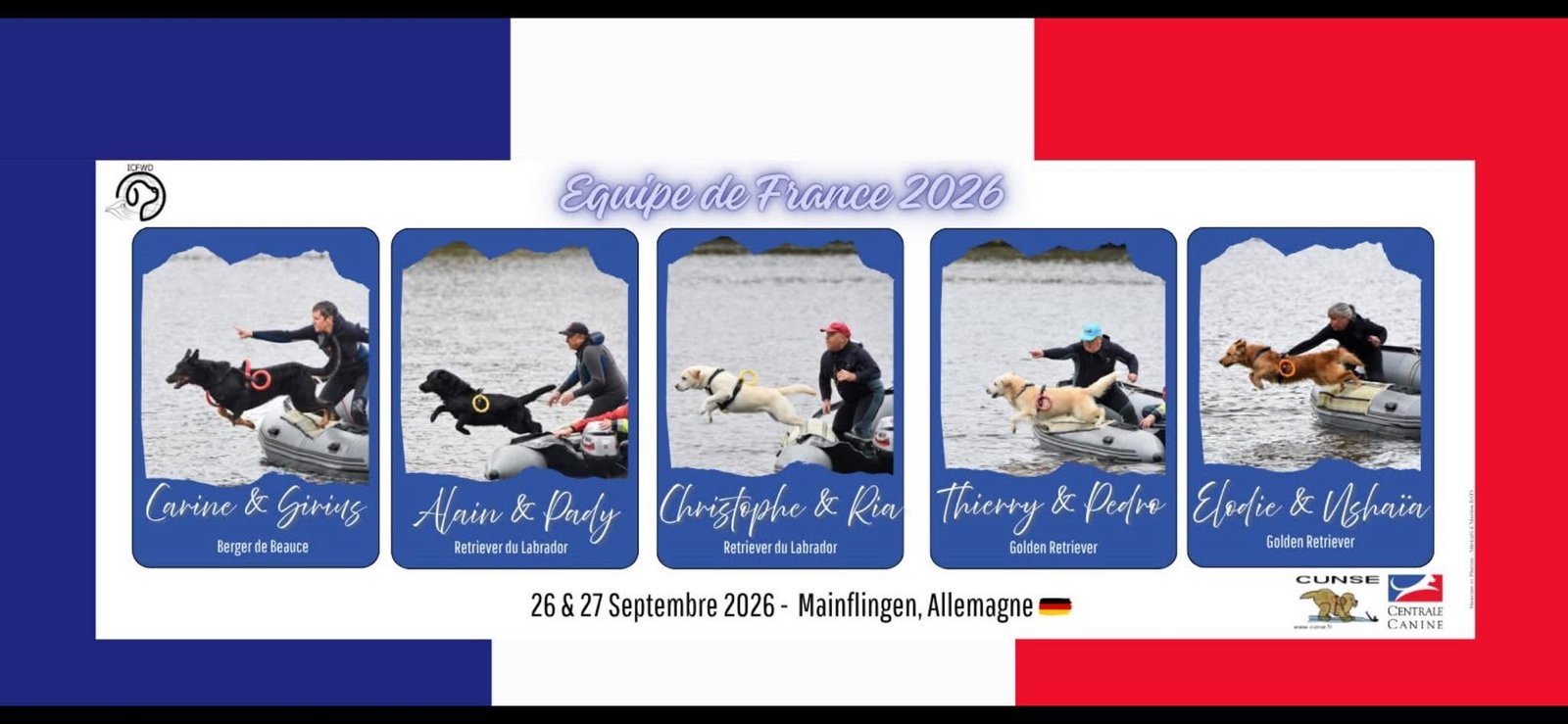 Équipe de France 2026 — sélectionnés Championnat Européen